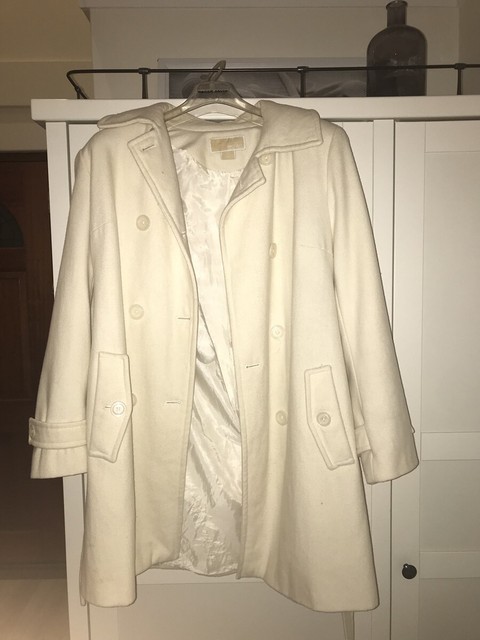michael kors white winter coat